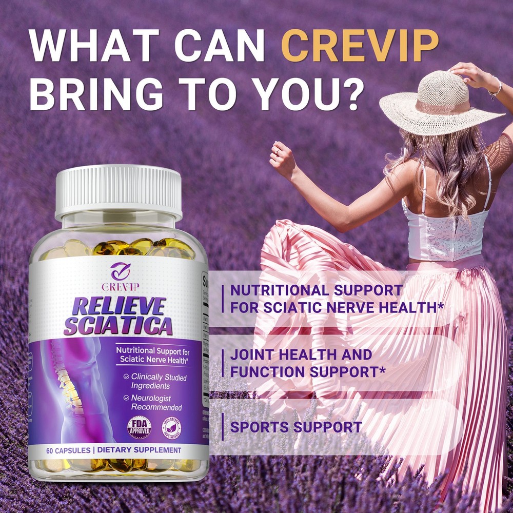 Relieve Sciatica Capsules - Hip Joint Sciatica Pain Relief & Inflammatory