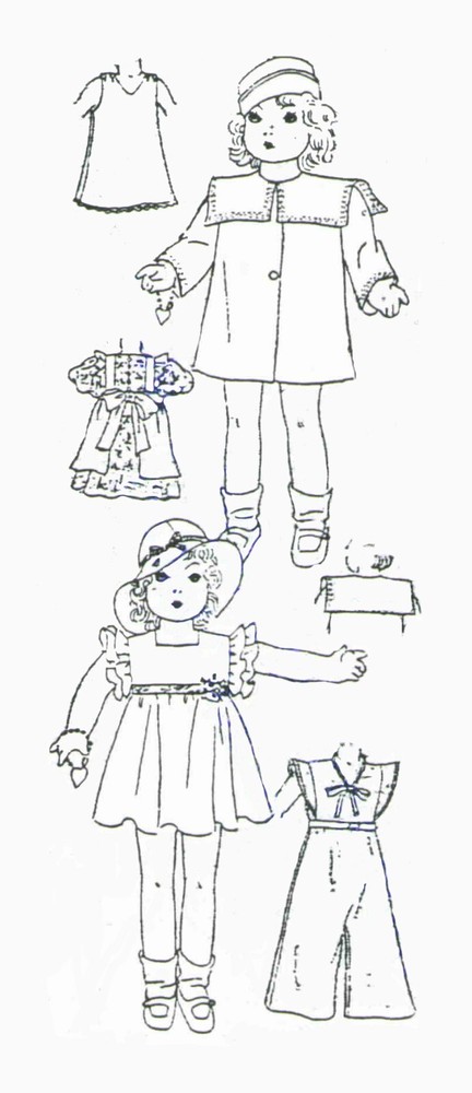 18" Doll Clothing Pattern  #443