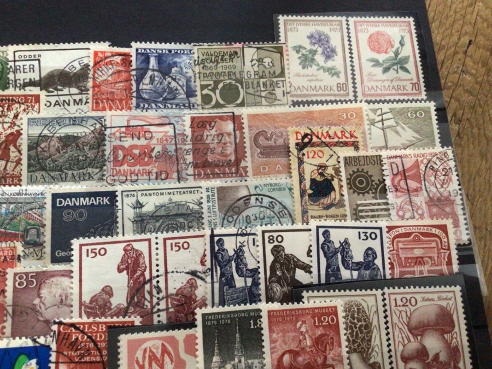 Denmark mounted mint or used stamps A12356