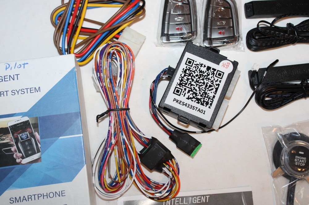NOS Intelligent Remote-Control Engine Start Keyless Mobile Alarm System PKES-433