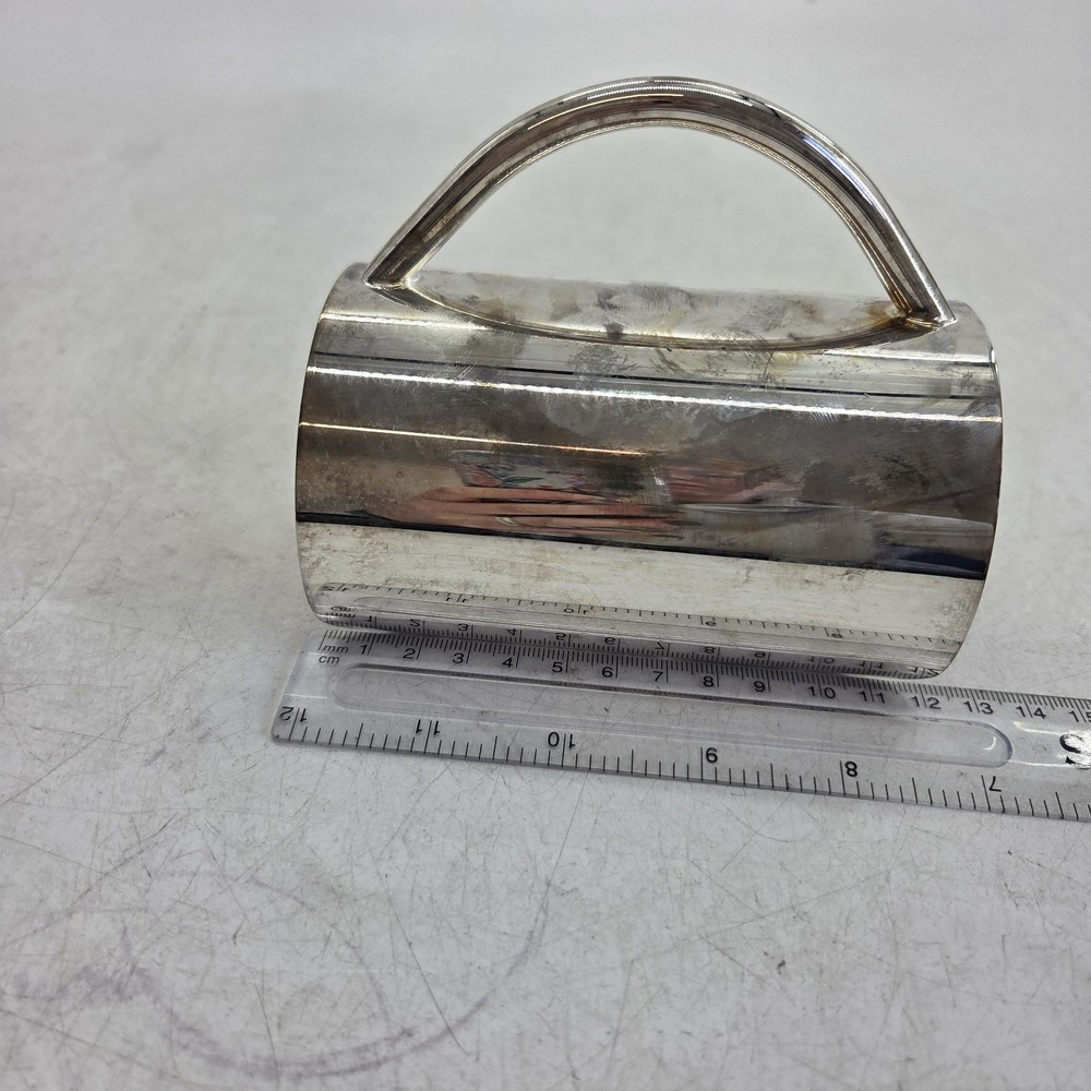 Roberts and Dore Silver plated Wine bottle holder Drip Ring Missing from the set