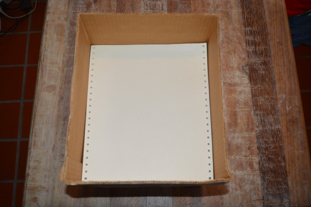 1600 Sheets Continuous Feed Computer Print Out Paper 9.5 X 11 Dot Matrix Printer