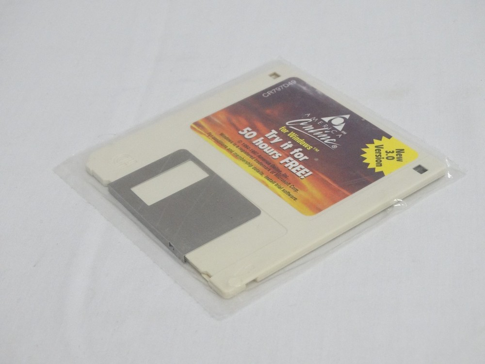 AOL America Online For Windows Version 3.0 Sealed 3.5” Floppy Disk