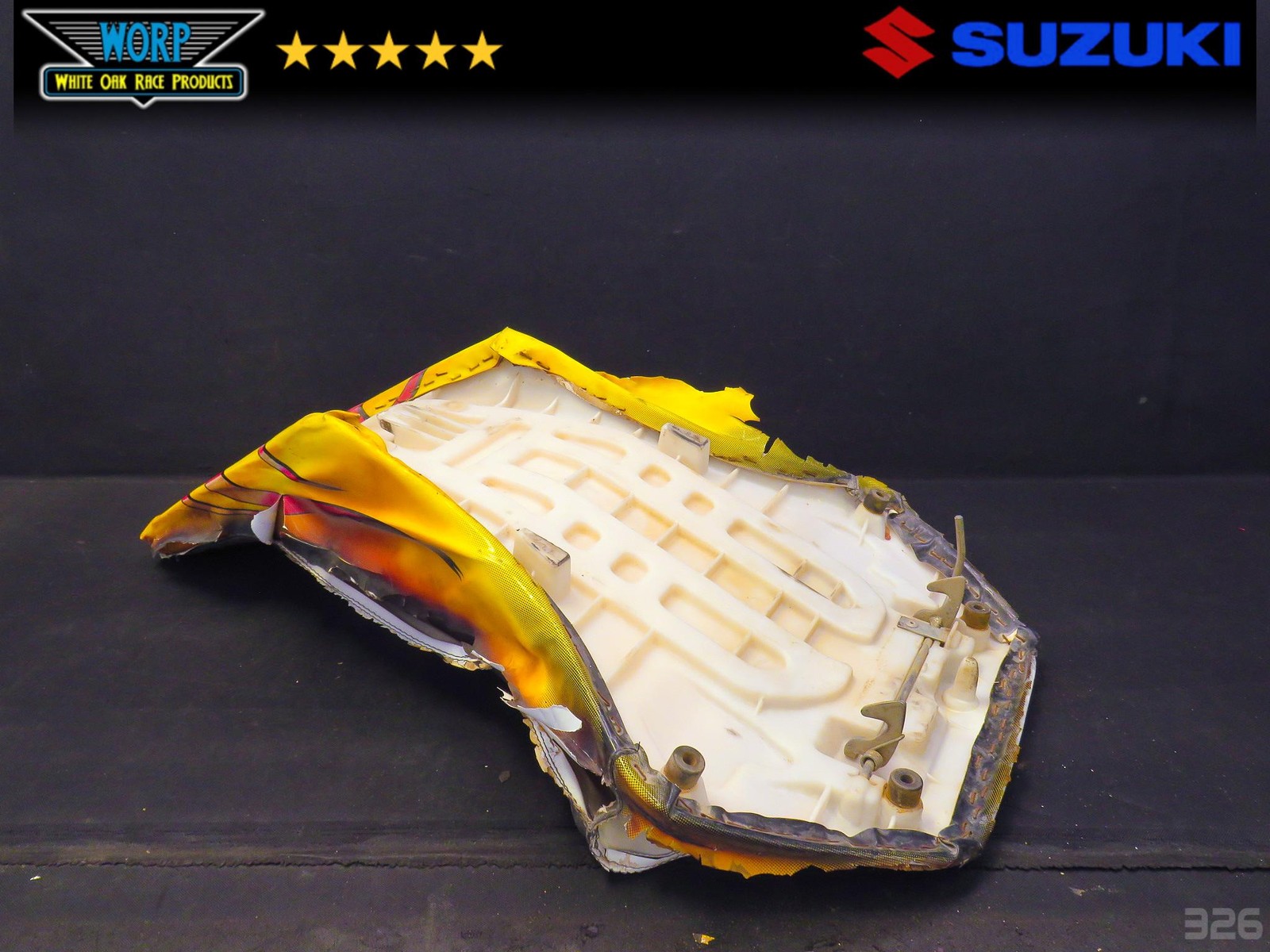 2003 SUZUKI QUADSPORT LTZ400 KFX SEAT PAN FOAM CUSHION COVER SADDLE 03-07