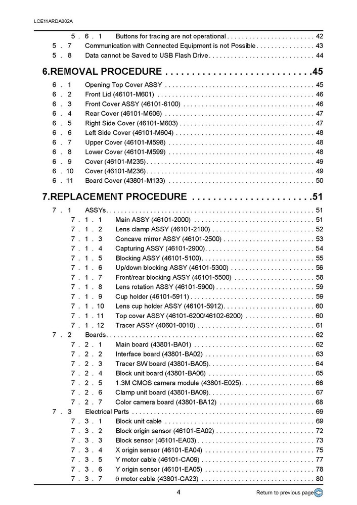 Santinelli Nidek ICE 1200 Technical Service Manual