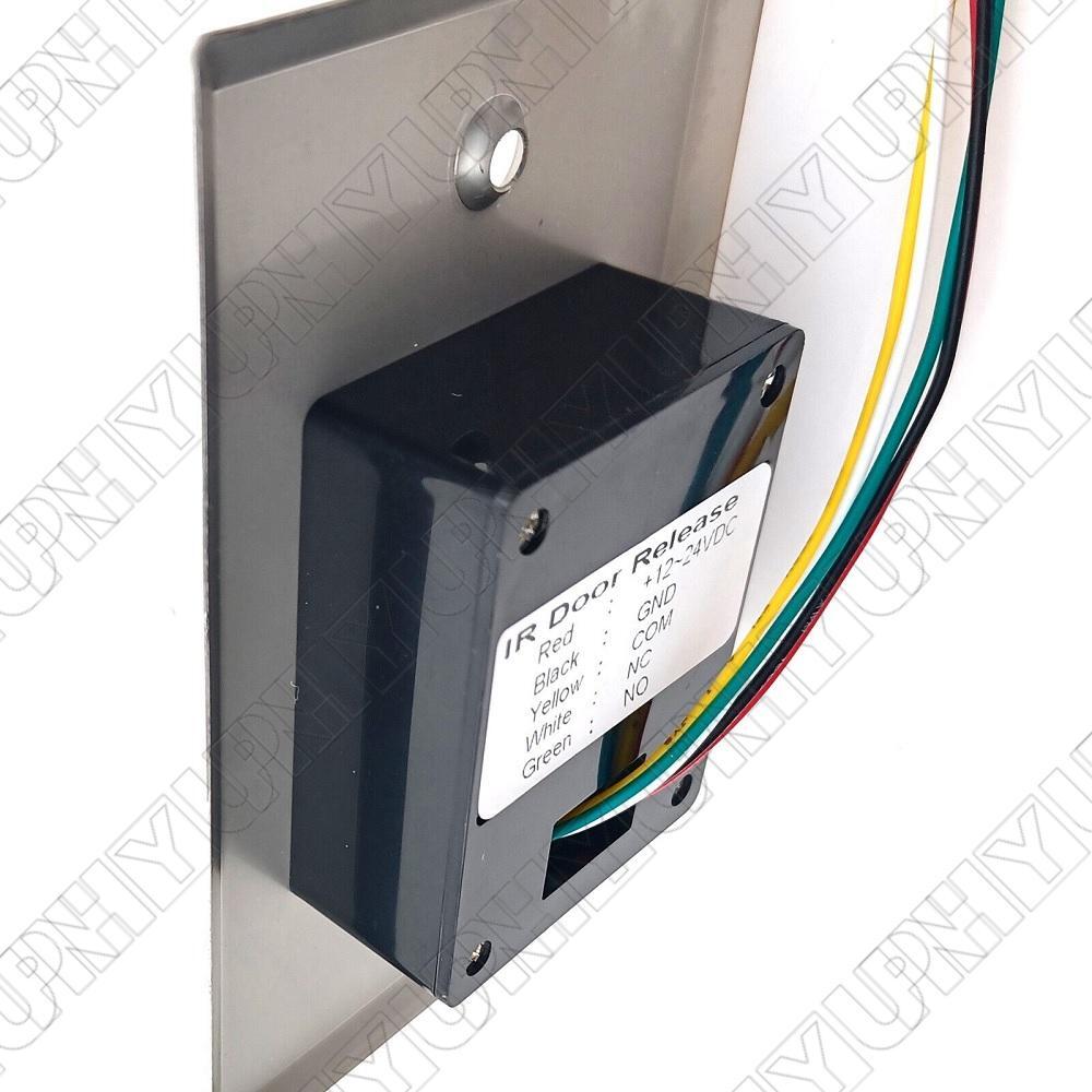 IR No Touch Exit Button Touchless Switch for Door Access Control Lock 115mmx70mm
