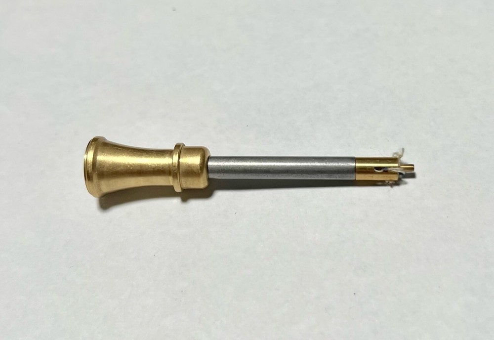 Ronson Inverted Cone Touch Tip Lighter Wand - Brass Striker