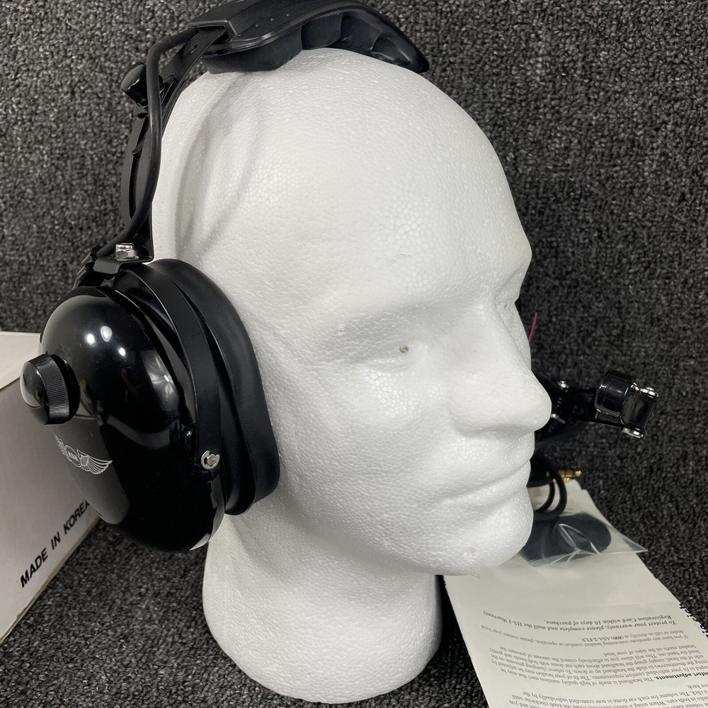 ASA Air Classics HS-1A Aviation Headset Headphones (untested)