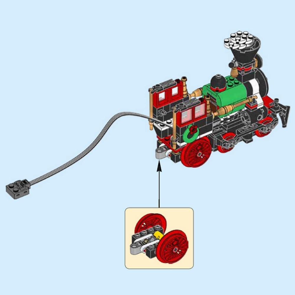 Remote Control Power Pack 10361 Holiday Express Train Model – with Battery Box.