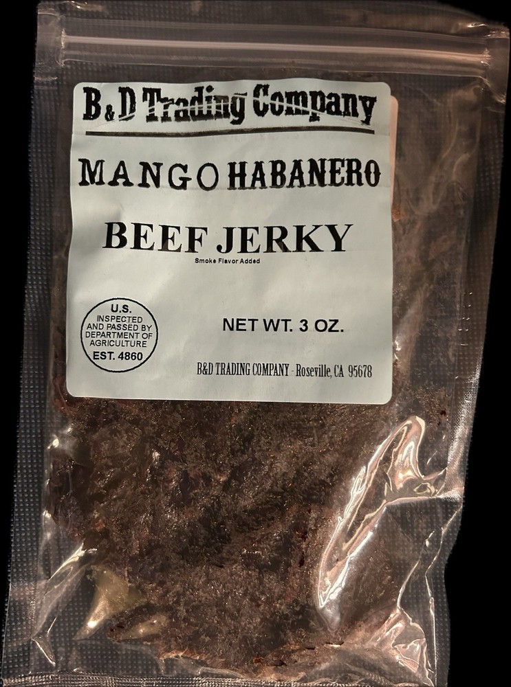 Beef Jerky Mango Habanero 3oz