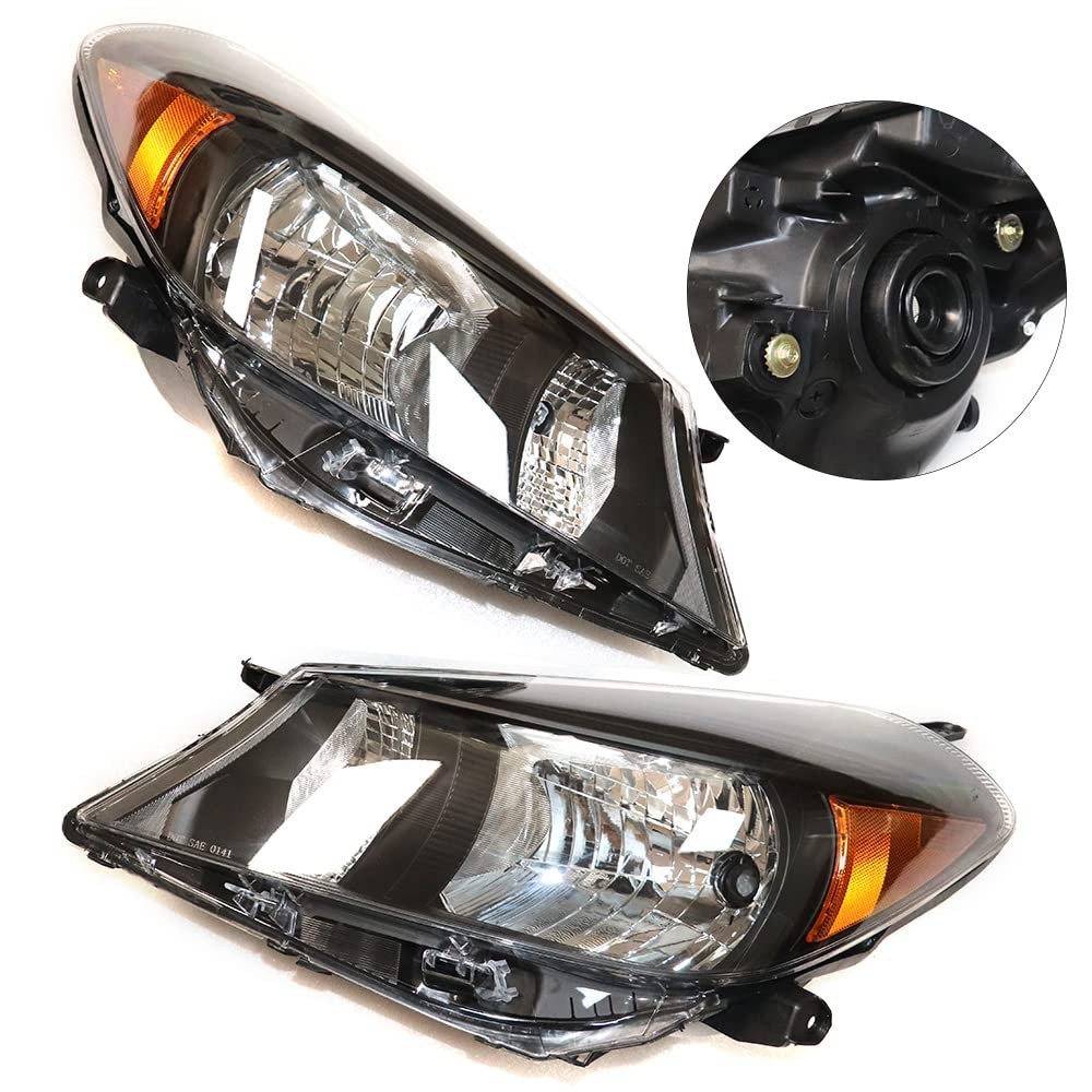 Front Headlight Halogen for Yaris Hatchback 2012-2014 Driver Passenger Side