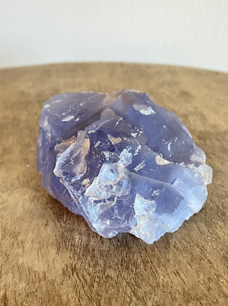 Vivid Purple-Blue Fluorite Crystal Cluster