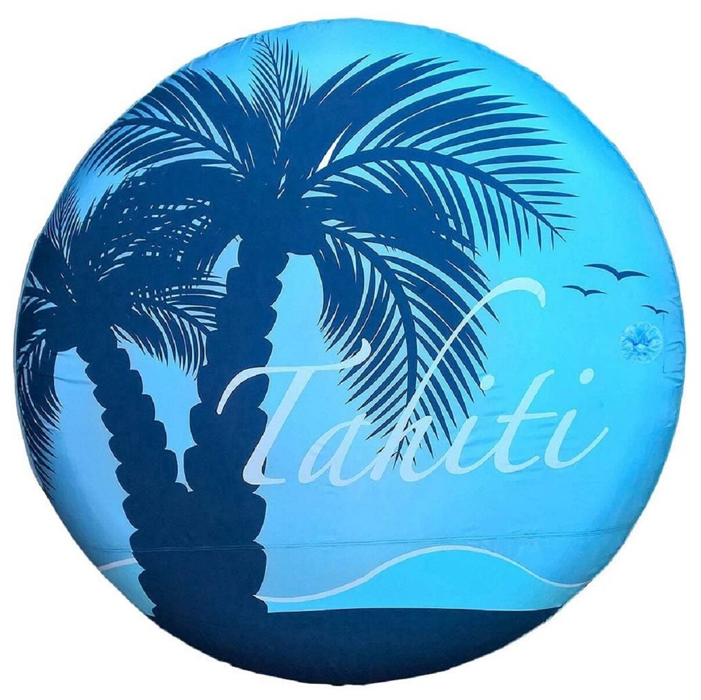 Blue Wave Drift + Escape 72inch Circular Floating Island