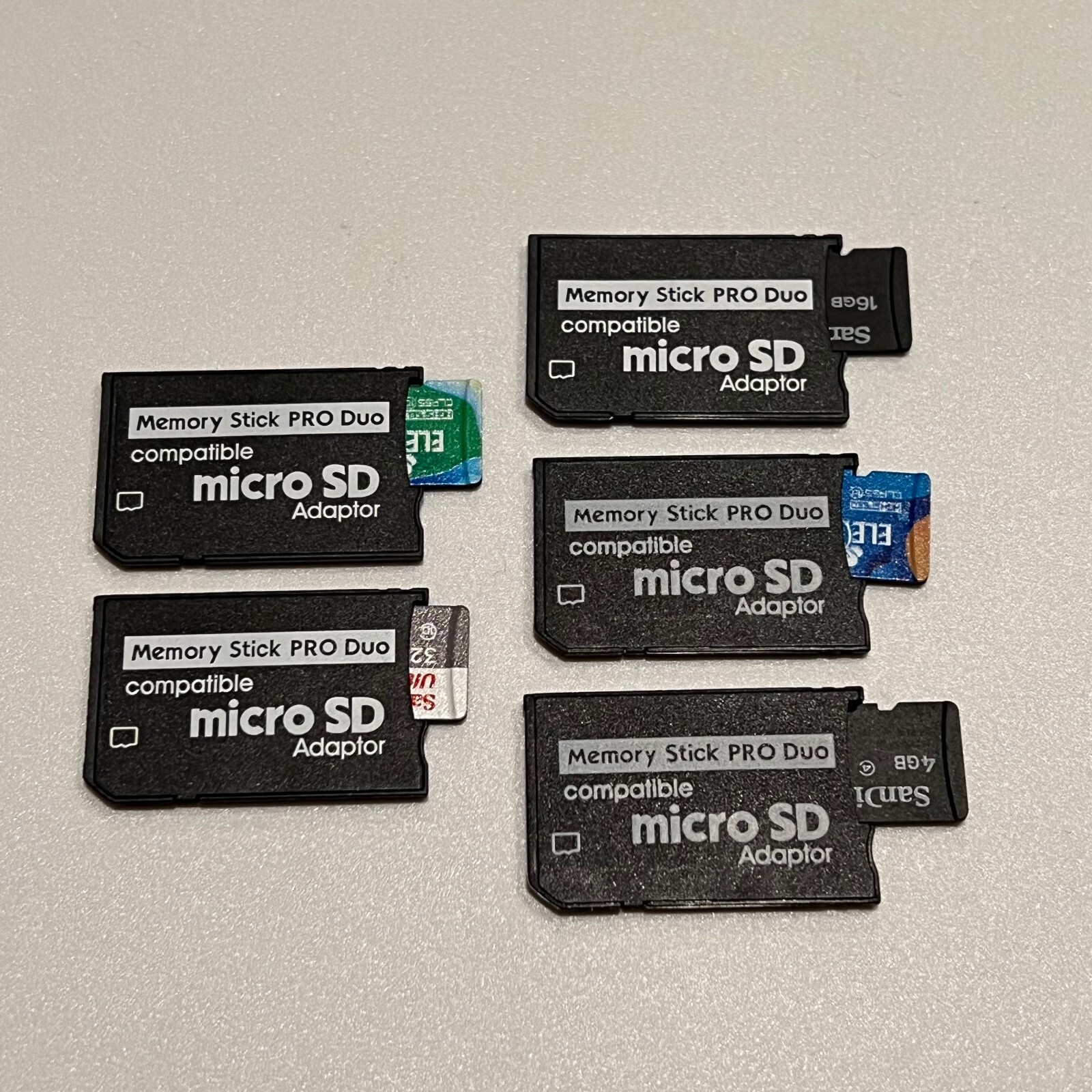 4/8/16/32 / 64gb Sony PSP Memory Stick Memory Card (Micro SD + Pro Duo Adapter)