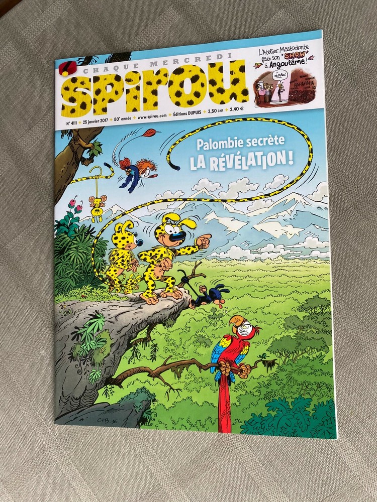 Spirou Weekly No. 4111 2017 In Excellent Condition