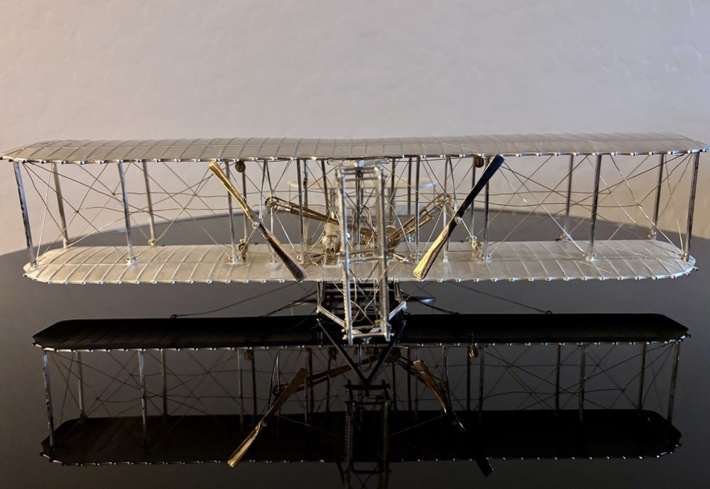 Vintage Wright Brothers 12” Flyer #96 Sterling Silver Model Paramount Classics