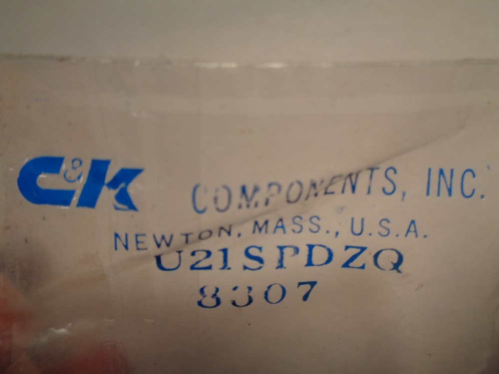 C&K 8307 Miniature Toggle and Micro Switches SPDT