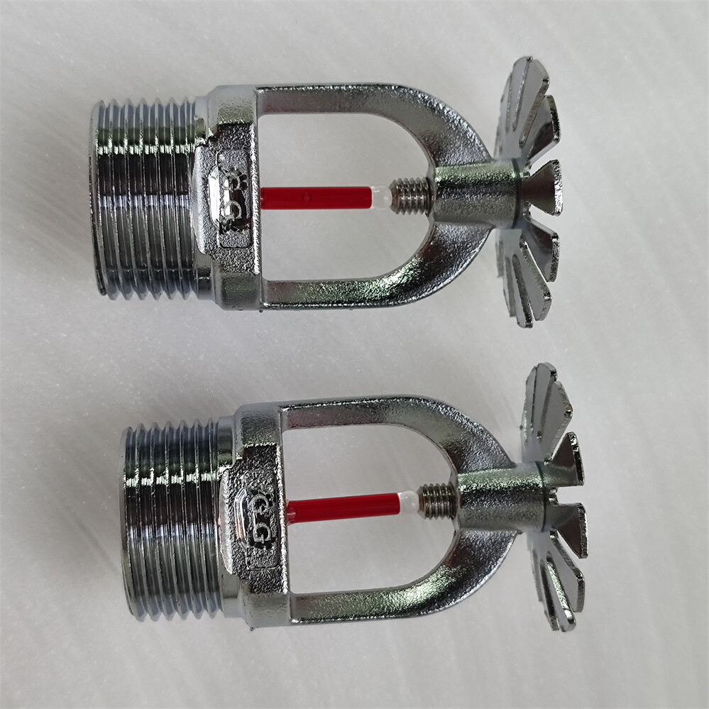 4 Pcs Globe 155°F Chrome Pendent Fire Sprinkler Head 1/2" Quick Response