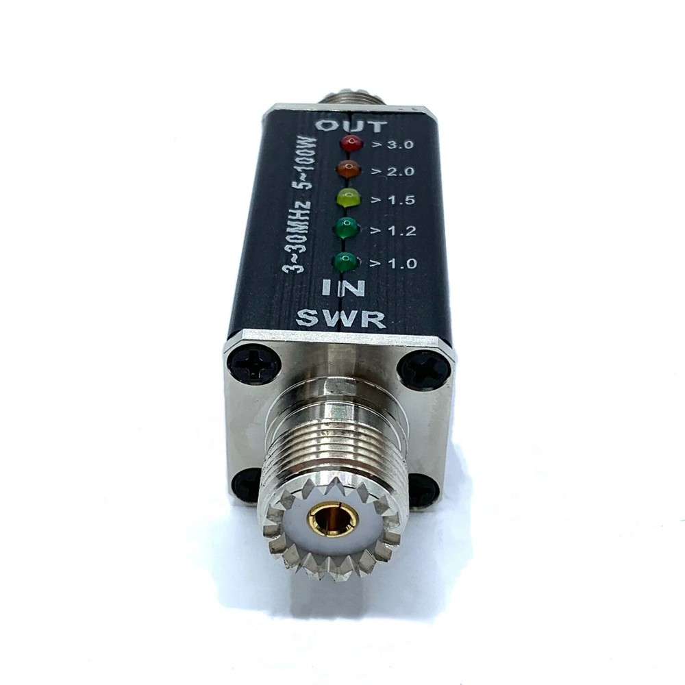 3-30MHz Frequency Max 100W Shortwave Standing Wave Indicator Standing Wave Meter