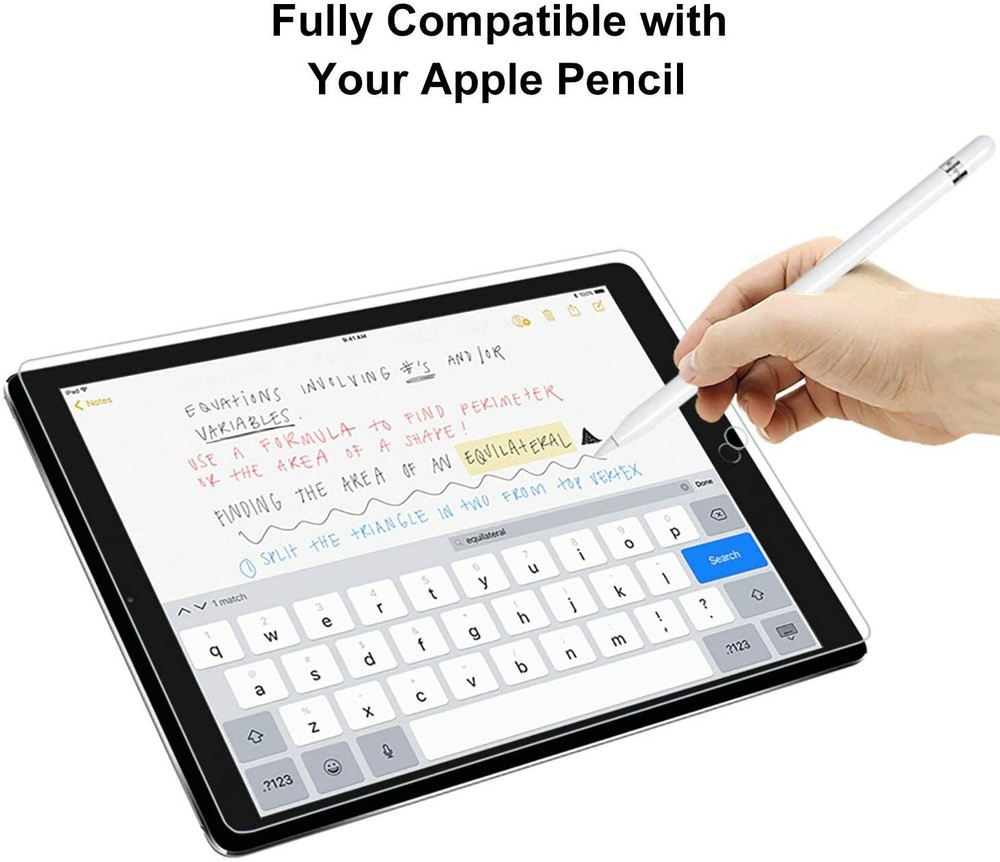 2PCS Tempered Glass Screen Protector For iPad 10.2 inch iPad 9th Generation 2021