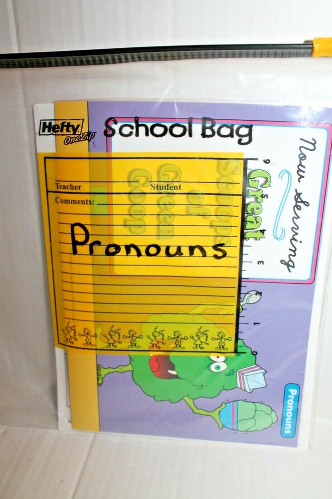 Pronouns Center Language Arts Folder Game Activity Grades 4-5