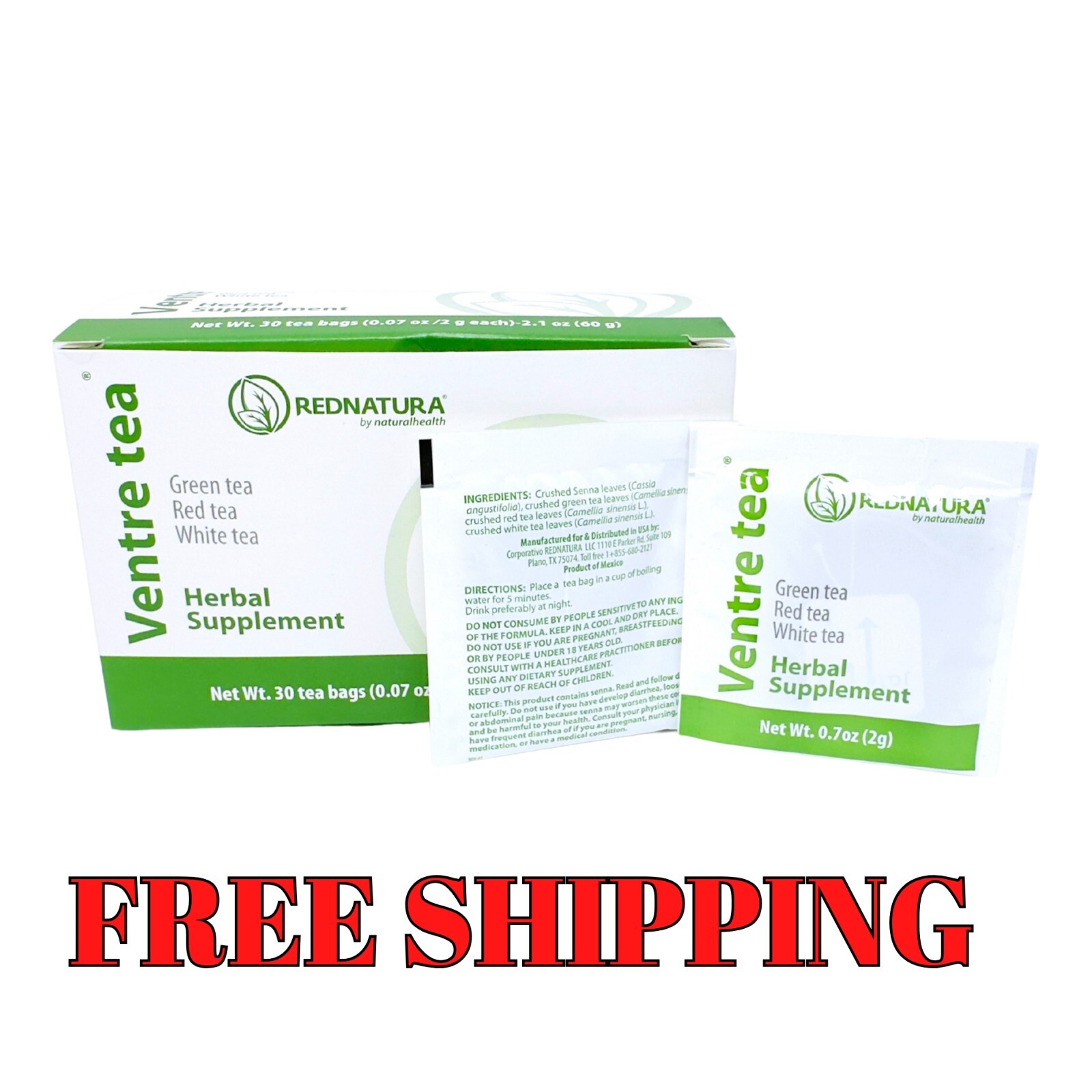 BE LAX TEA Ventre Te RedNatura Te BeLax 100% ORIGINAL 1 Month Supply para 30 DIA