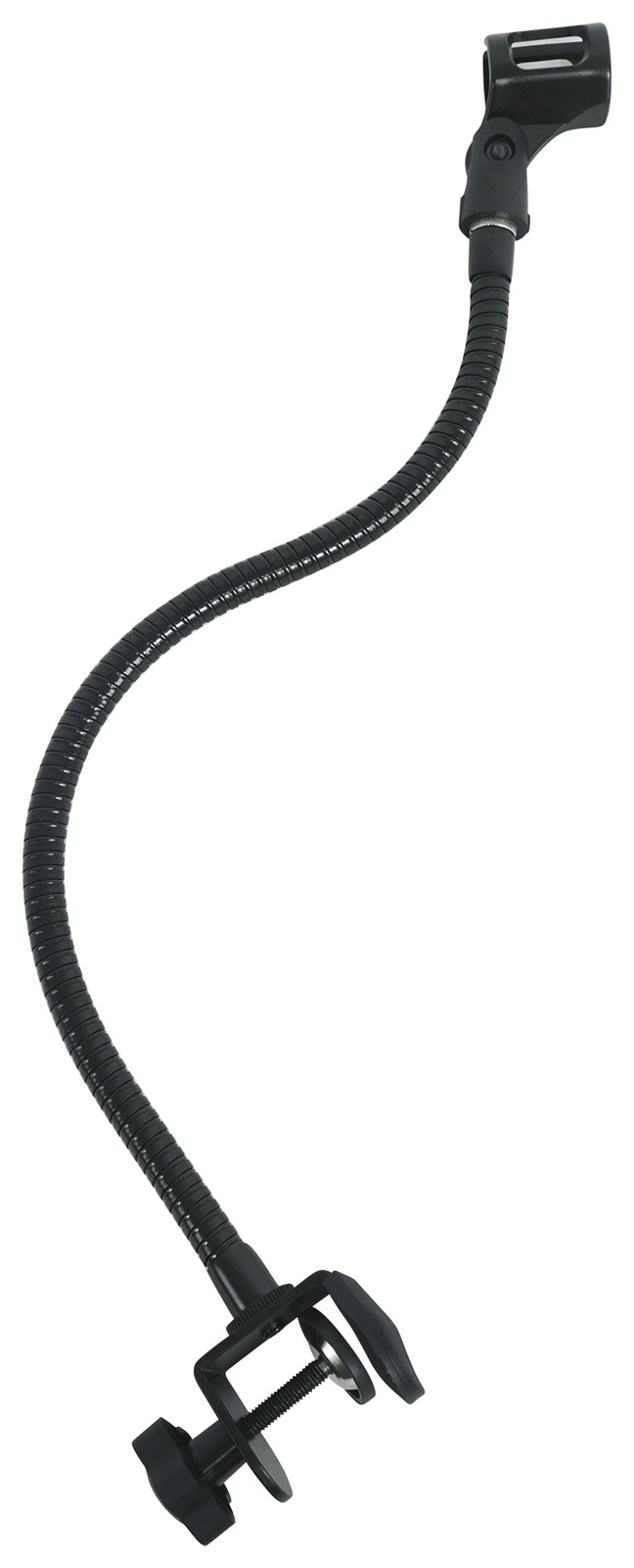 Rockville GN20 20" DJ Gooseneck Microphone Stand, Clamps to Any Table or Stand