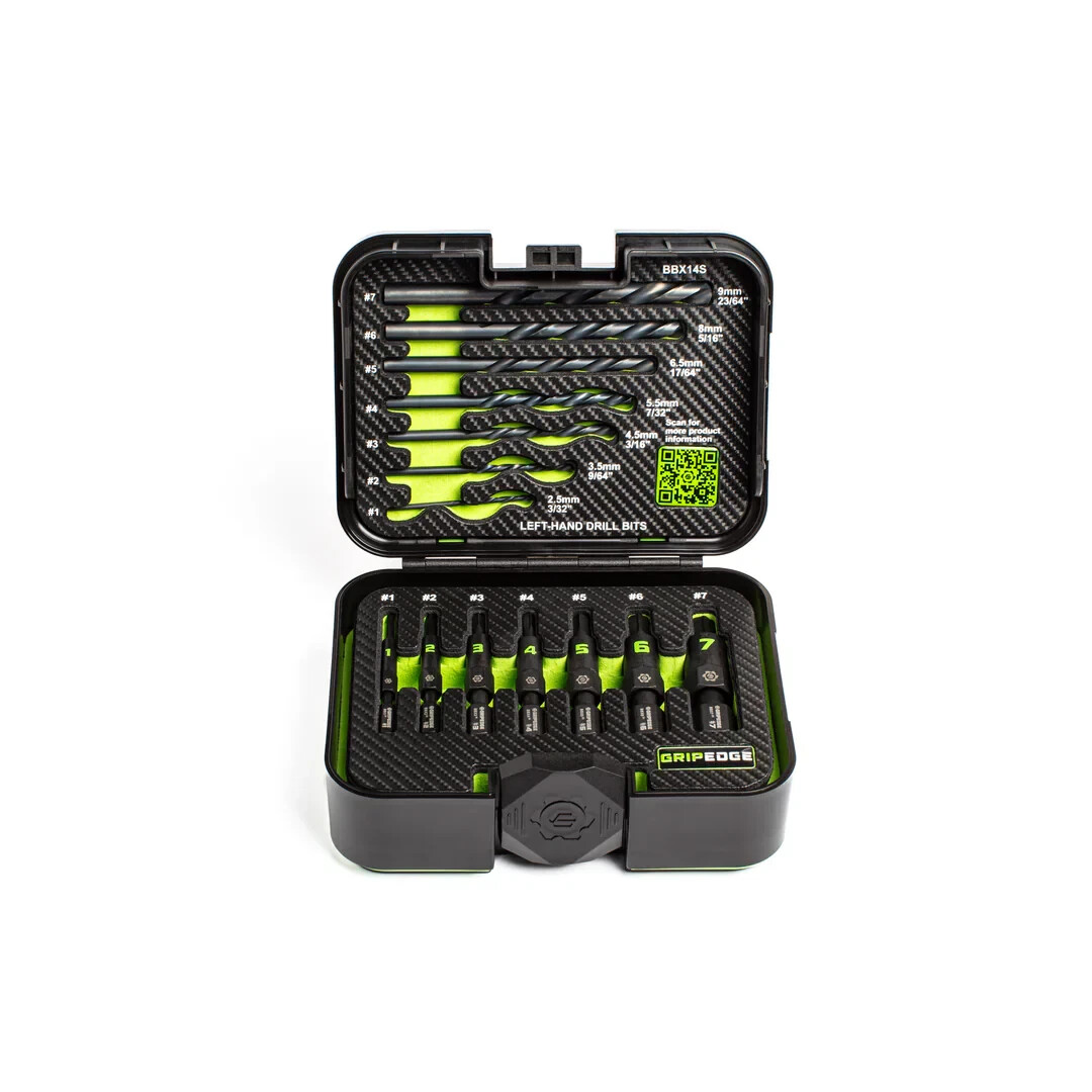 Grip Edge BBX14S G-FORS Bolt Extractor Set 14-PC