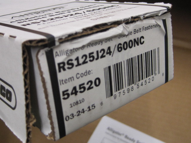 Flexco 54520 Alligator Ready Set Staples RS125J24/600NC