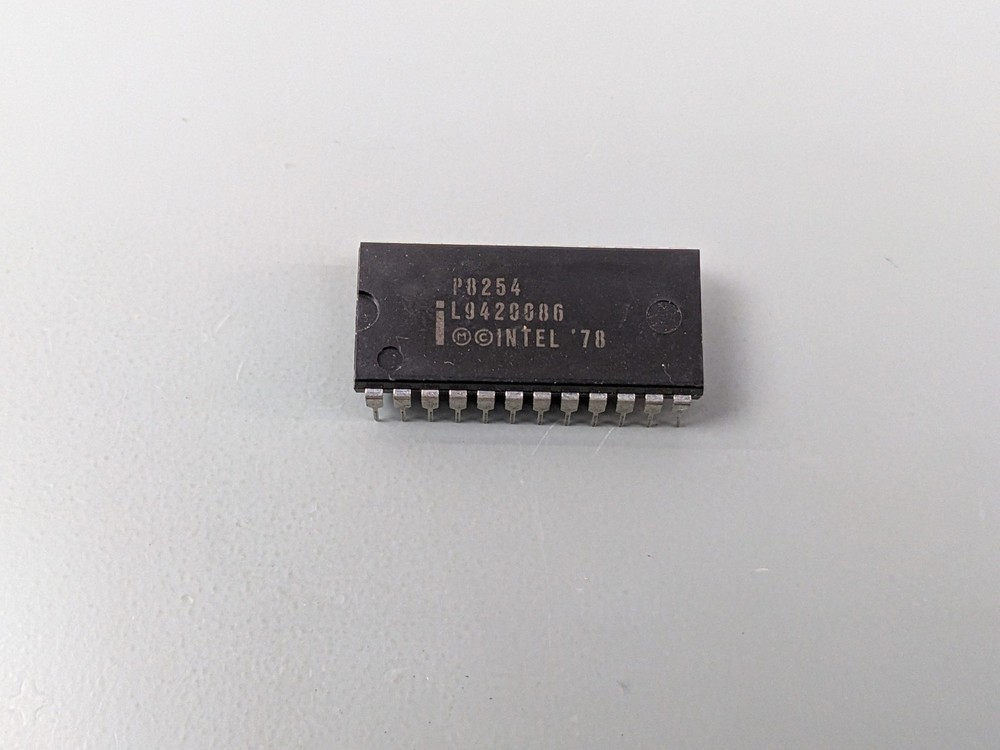(2) Intel P8254 Programmable Timer ICs for Computers