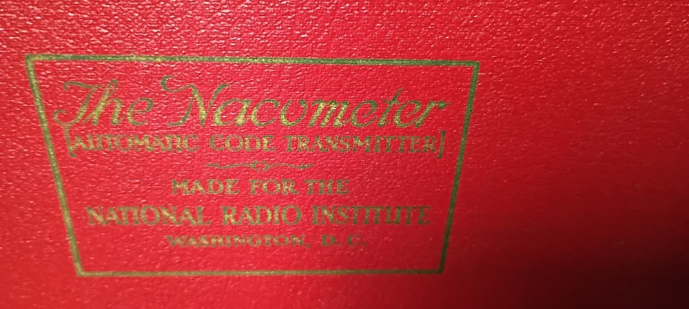 NACOMETER Automatic Morse Code Transmitter Trainer Radio PARTS/REPAIR