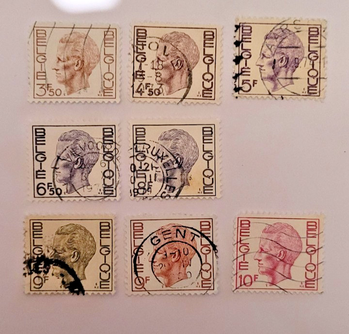 Belguim Stamps 1970's
