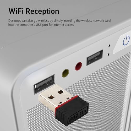 2 Pack 150Mbps USB WiFi Adapter Windows 10 Plug Play