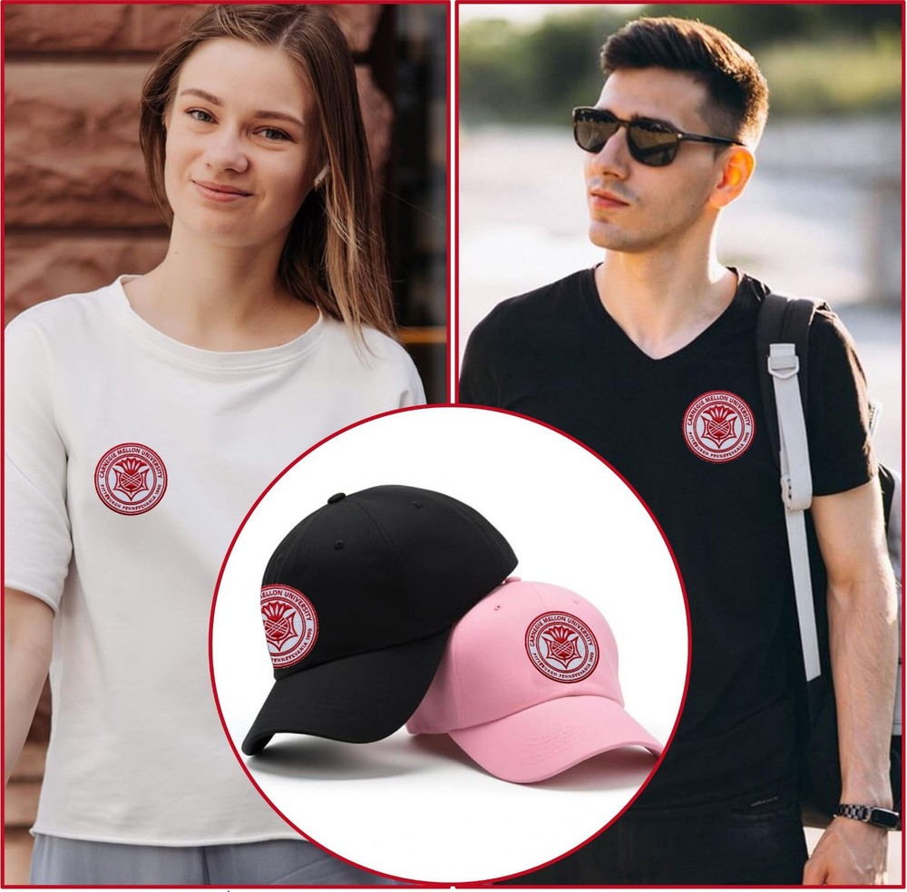 Carnegie Mellon University Logo Iron On Patch - Sew Patch - Embroidered Patch