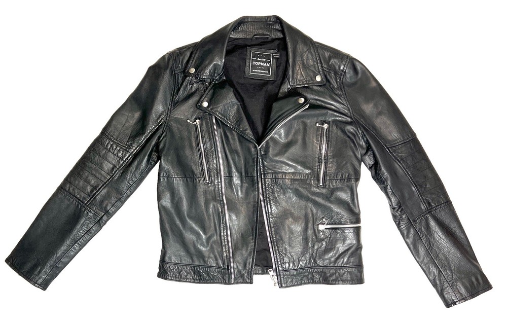 Top man Leather Buffalo Motorcycle Jacket