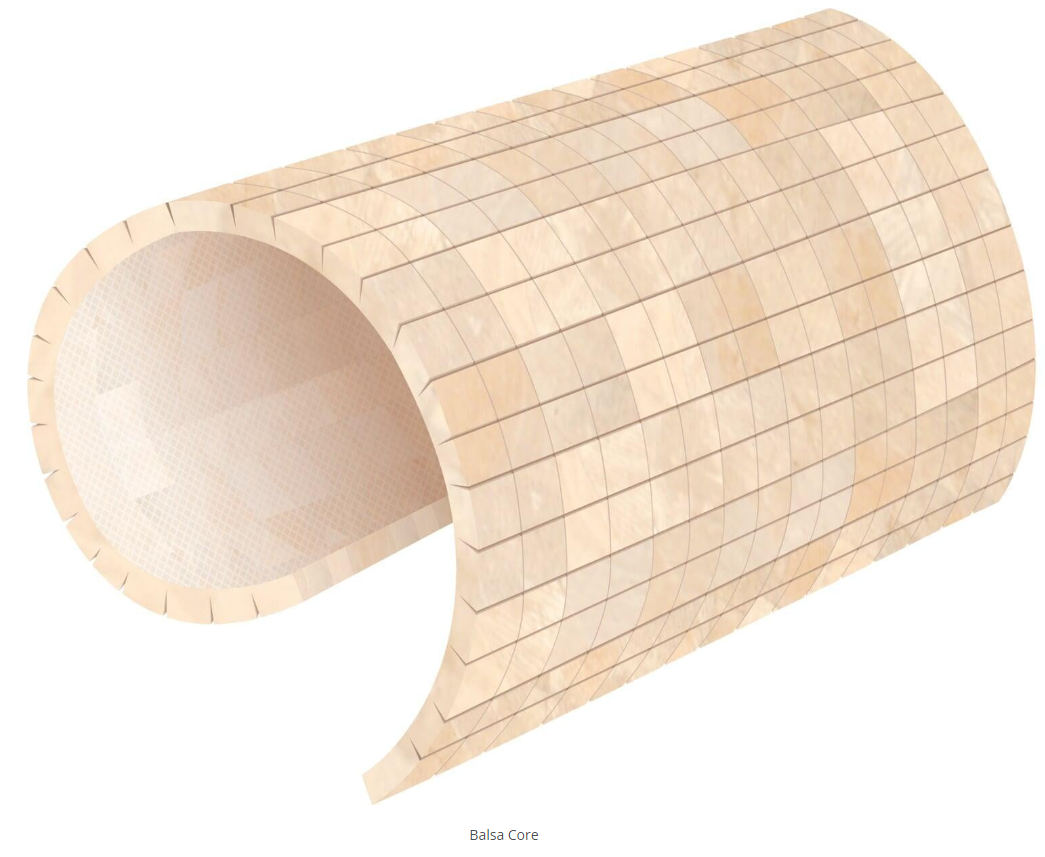 End Grain Balsa Core ½” Thick 2’x4’ Piece (8sq ft)