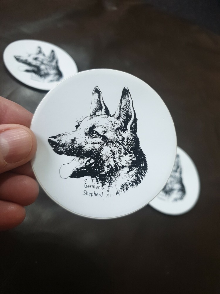 German shepherd Set - Magnets / Stickers