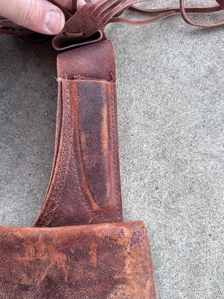 Vintage LEATHER MUZZLELOADER POSSIBLES POUCH BAG