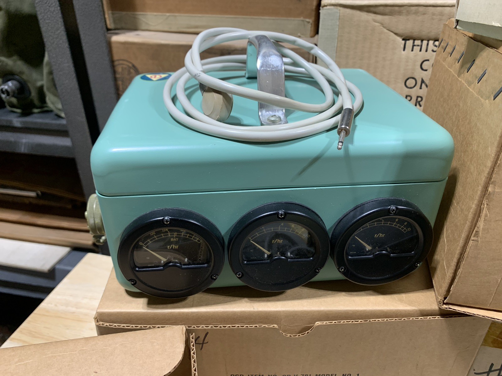 Civil Defense CD V-781 Nuclear-Chicago Aerial Radiological Survey Meter #614