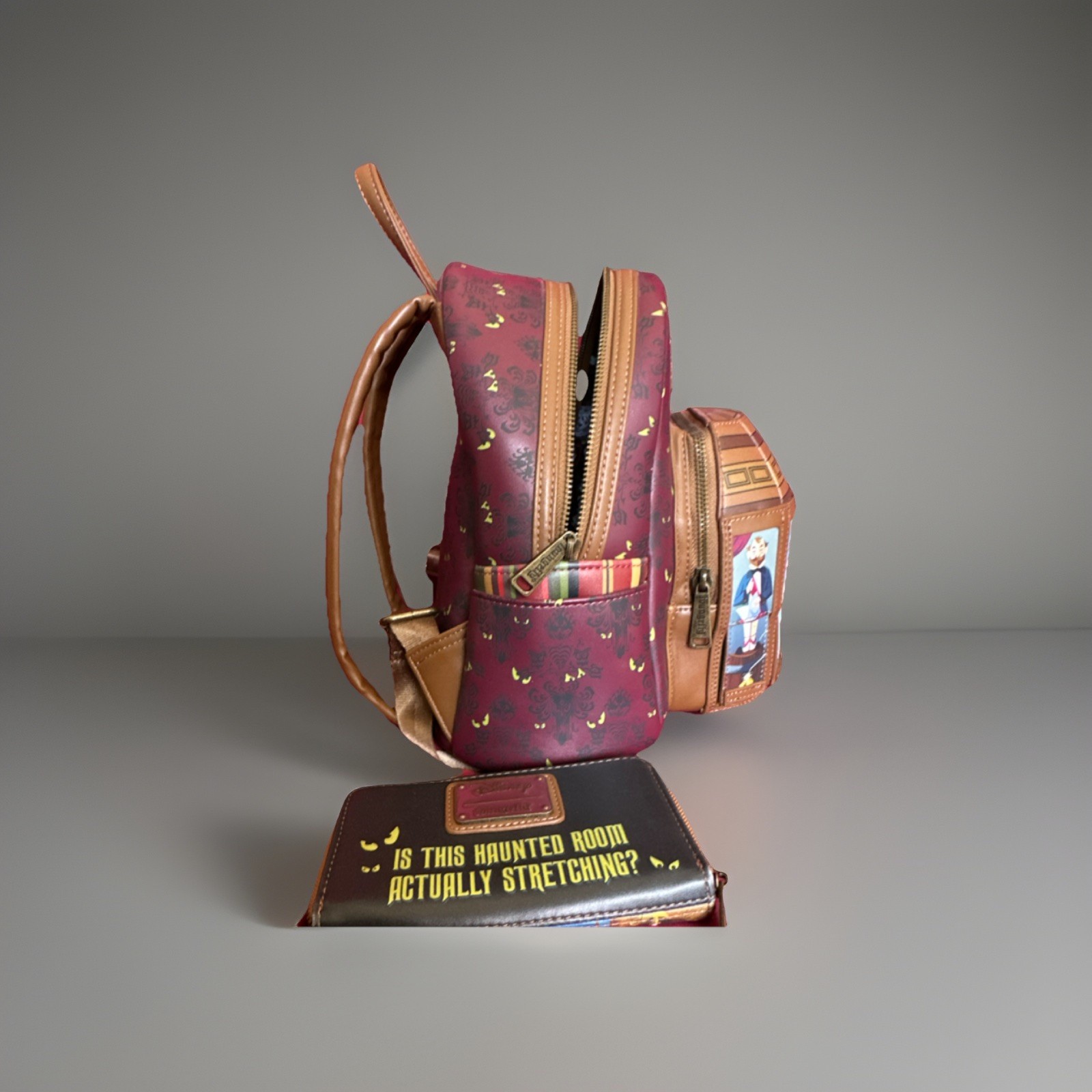 Loungefly Disney Haunted Mansion Mini Backpack and Wallet