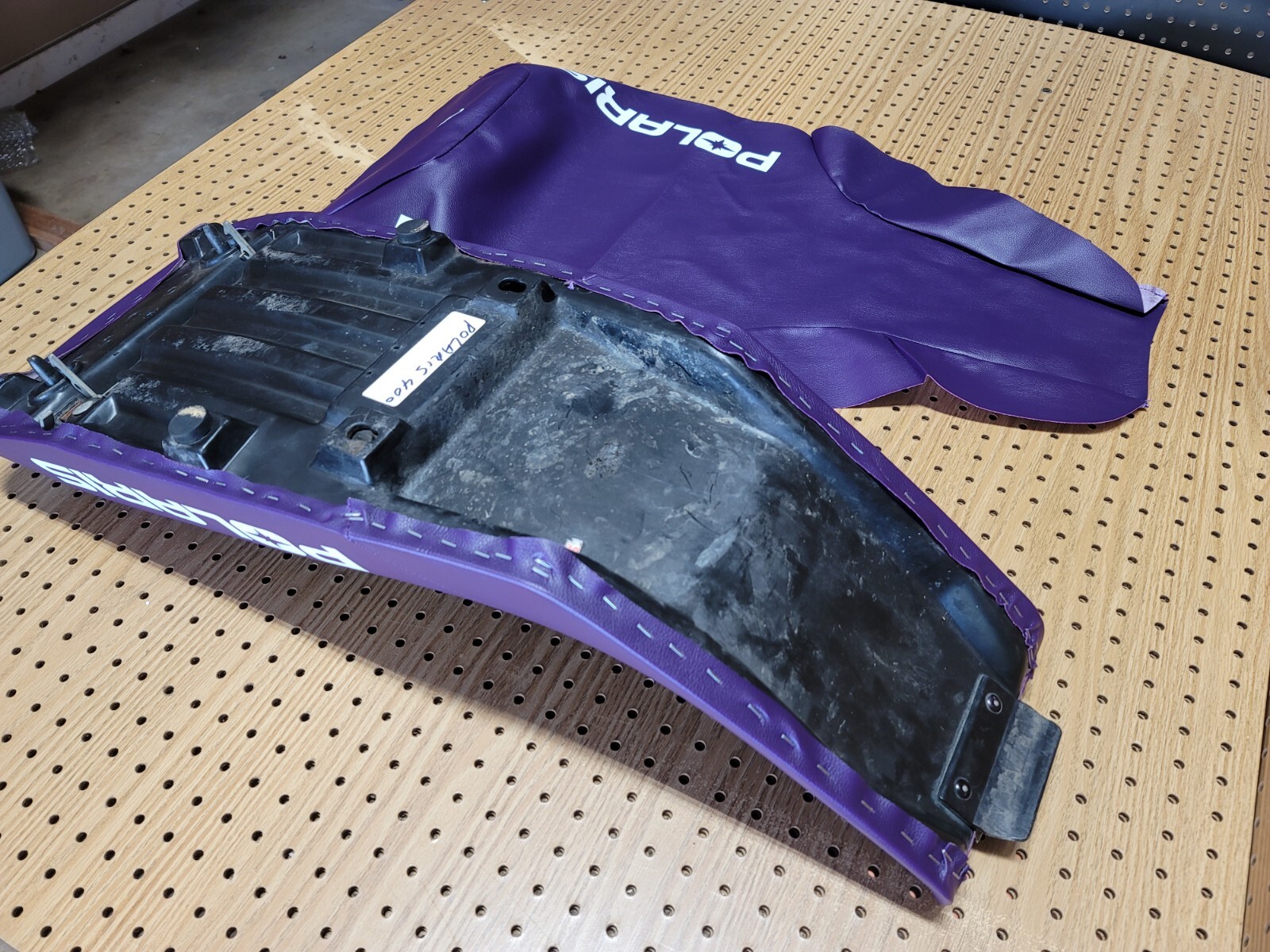 POLARIS SCRAMBLER 250 400 500 SEAT COVER 1995 TO 2003 (PURPLE) [P*-35]