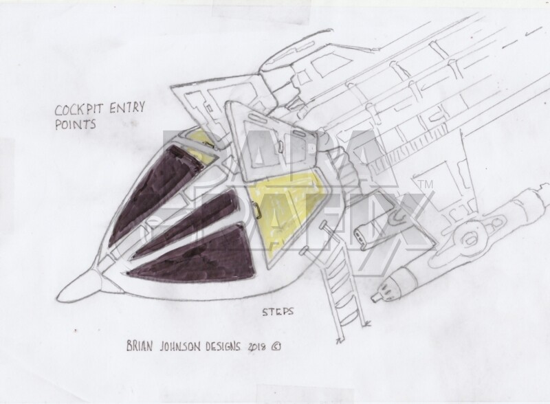 Brian Johnson's Concept Hawk Cockpit (for MPC881 kit)