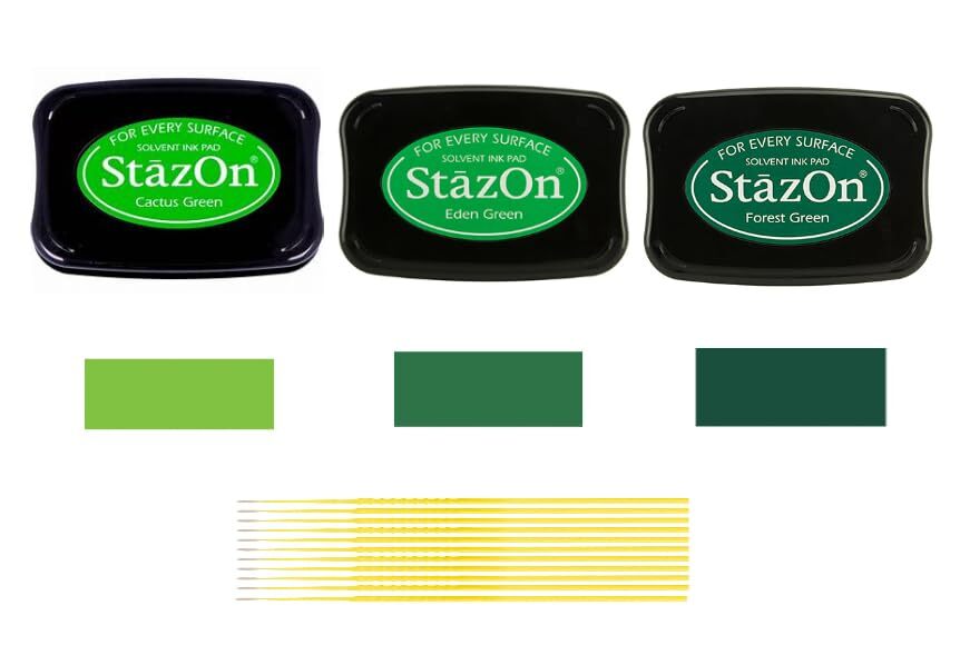 StazOn Multi-Surface Solvent Ink Pad Bundle - 3 Pk StazOn Solvent Ink Pads -
