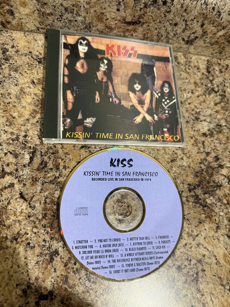 kiss “kissing time in san francisco” cd