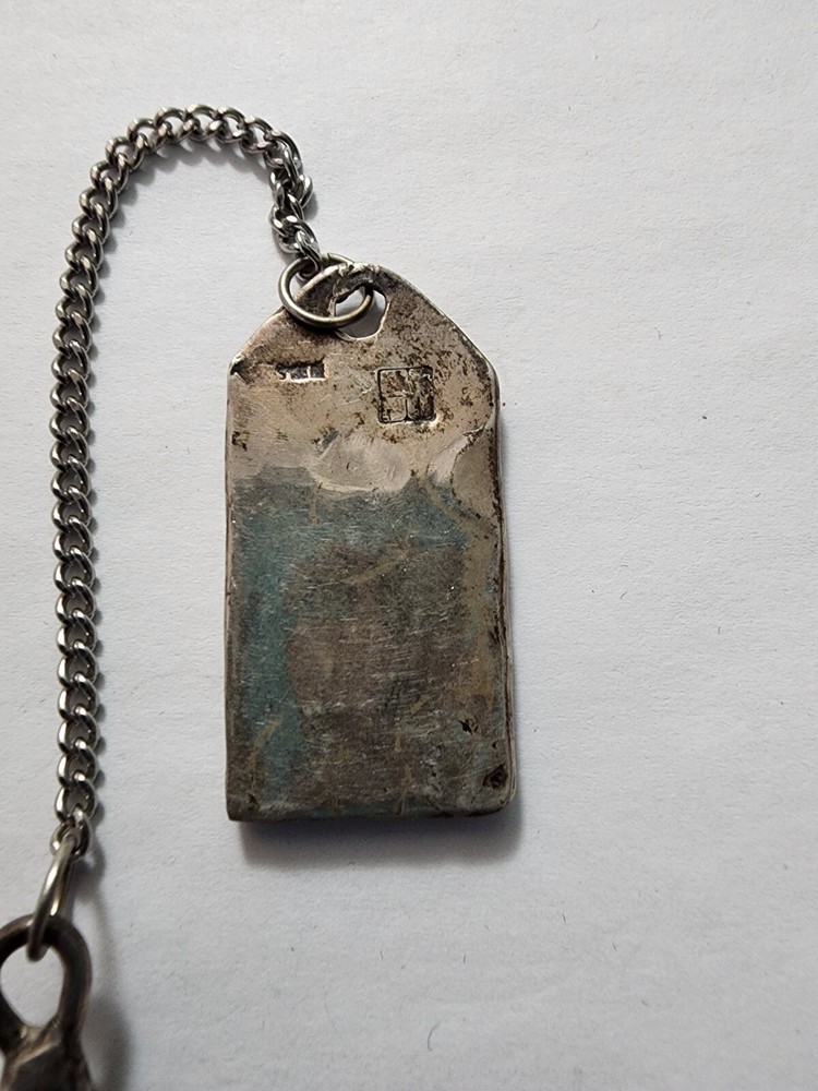 Handmade Sterling Silver Pendulum - Raised Labyrinth Design