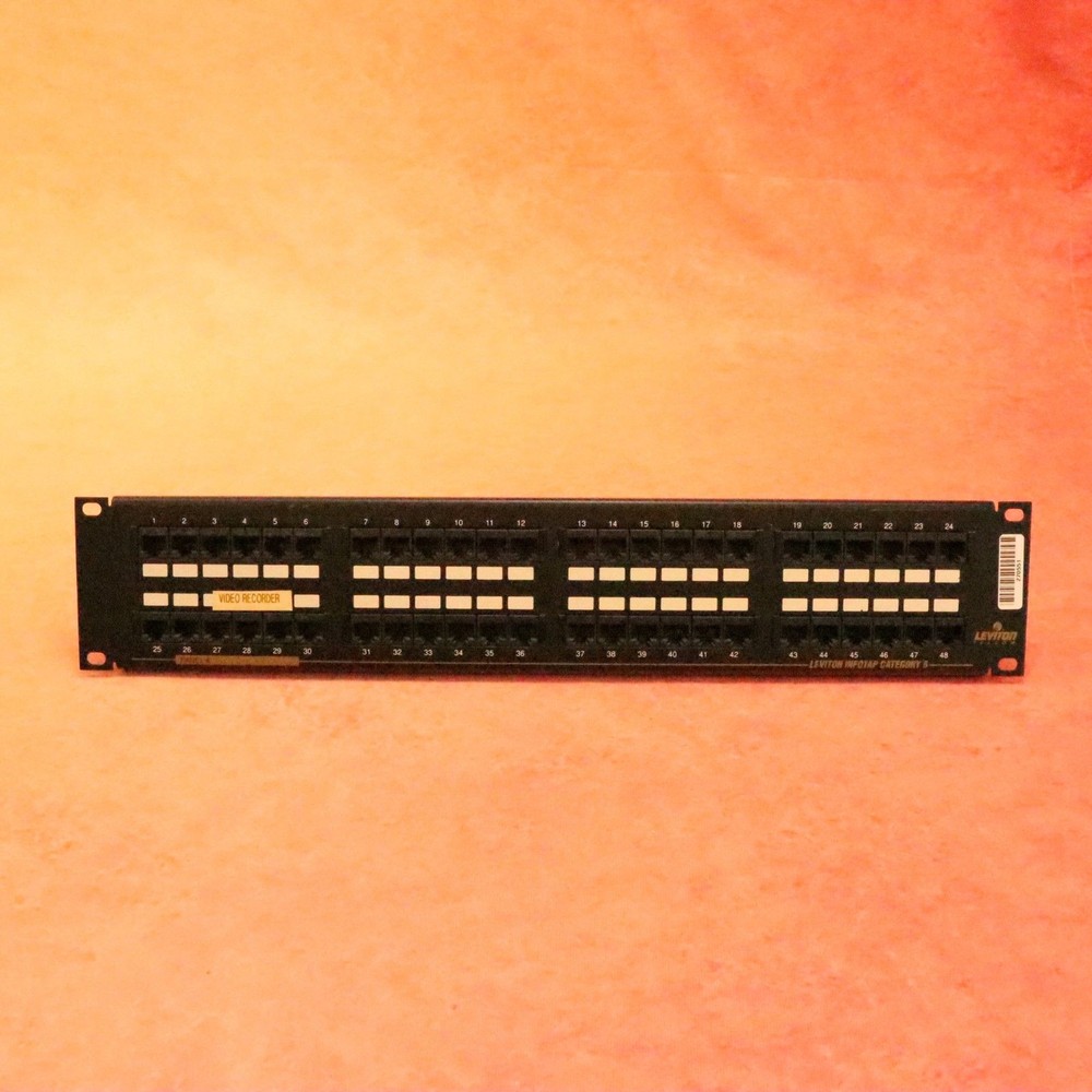 Liviton Telecom INFOTAP CATEGORY 5 Universal 48 PORT Patch Panel