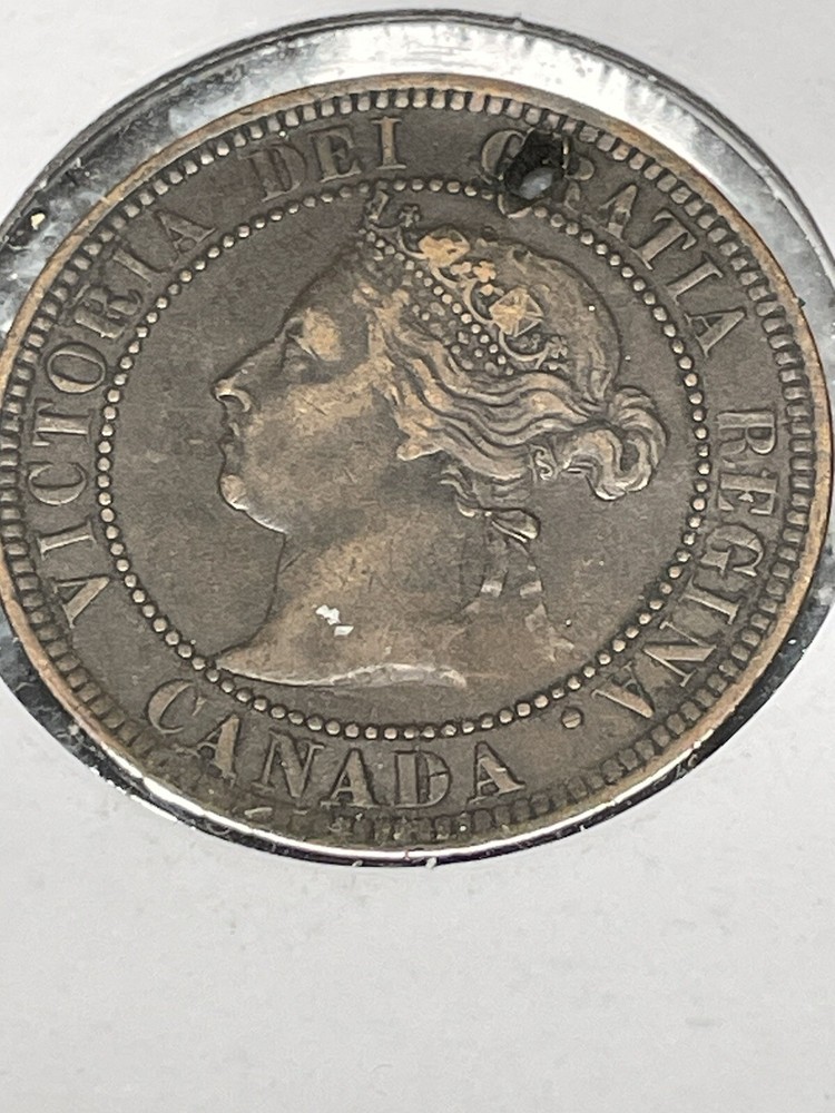 Canada 1884 One Cent Coin