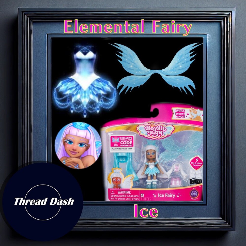 Roblox Royale High Ice Fairy Code Only Sent Through EBay Messages, Same Day!
