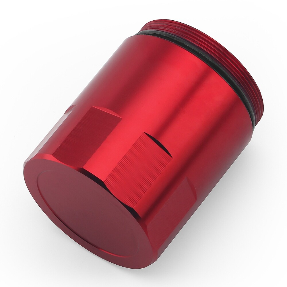 Oil Catch Can Kit Reservoir Baffled Tank with Breather Filter Universal Aluminum