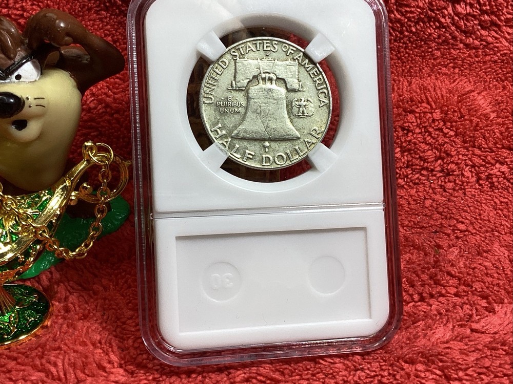 1963 D FRANKLIN HALF 💰in GENERIC SLAB 👀